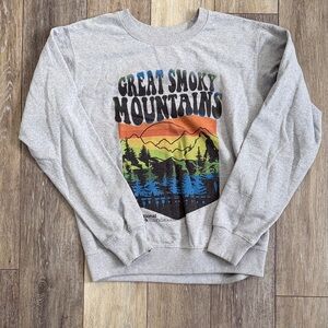 Gray Graphic Men's Sweater